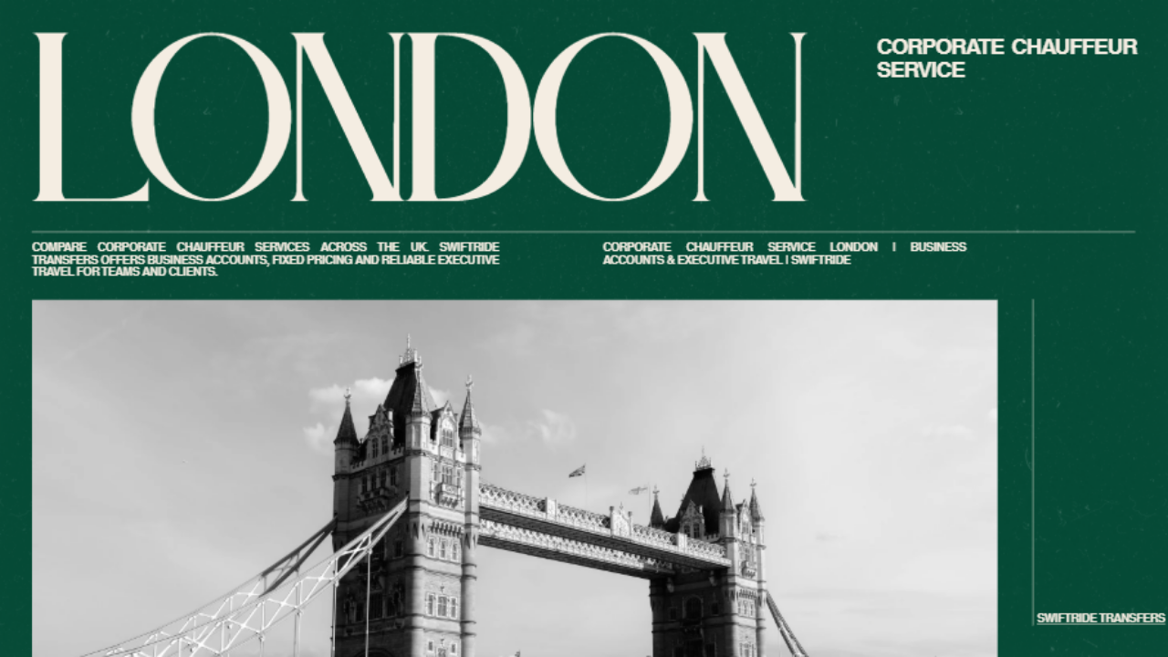 Corporate Chauffeur Service London