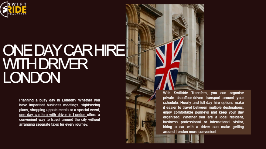 One Day Car Hire with Driver London