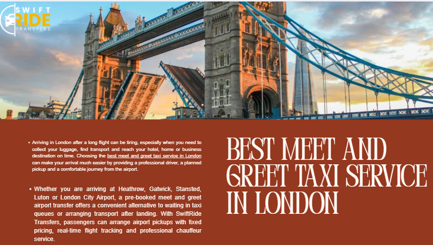 Best Meet and Greet Taxi Service London